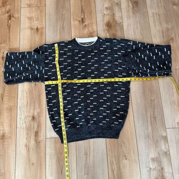 NWT Permit Mens Crew Neck Sweater Charcoal Gray/Ivory Size XL - Picture 5 of 12